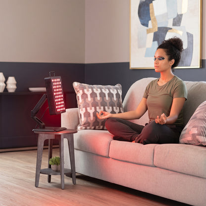 Pneumatic Arm Small Red Light Therapy Desk Stand