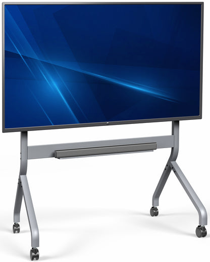 Slim Manual Height Adjustable TV Cart - 60” to 110” Screens