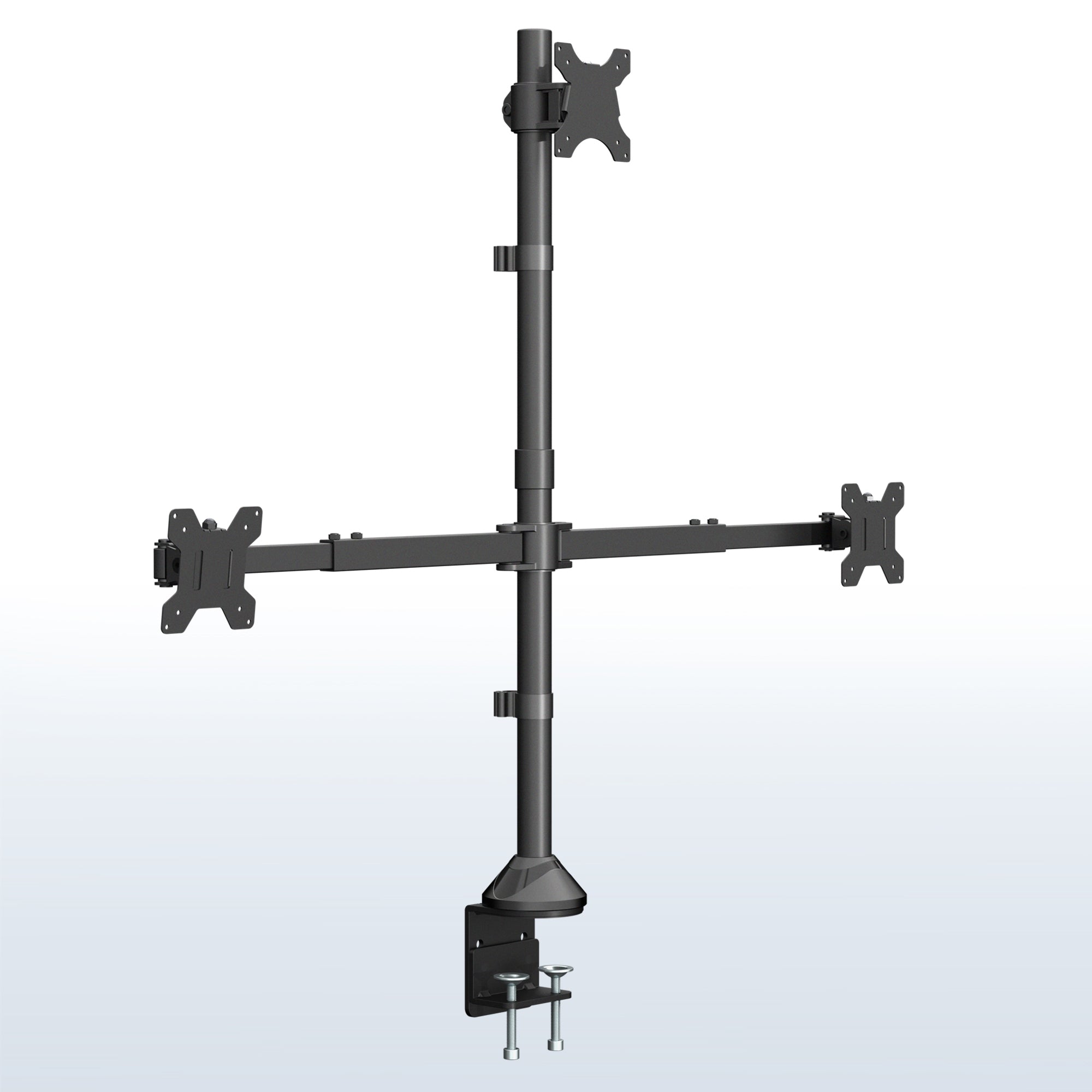 Telescoping Extra Tall Triple Ultrawide Monitor Desk Mount