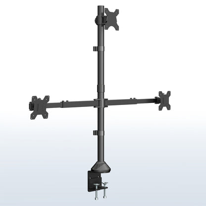 Telescoping Extra Tall Triple Ultrawide Monitor Desk Mount