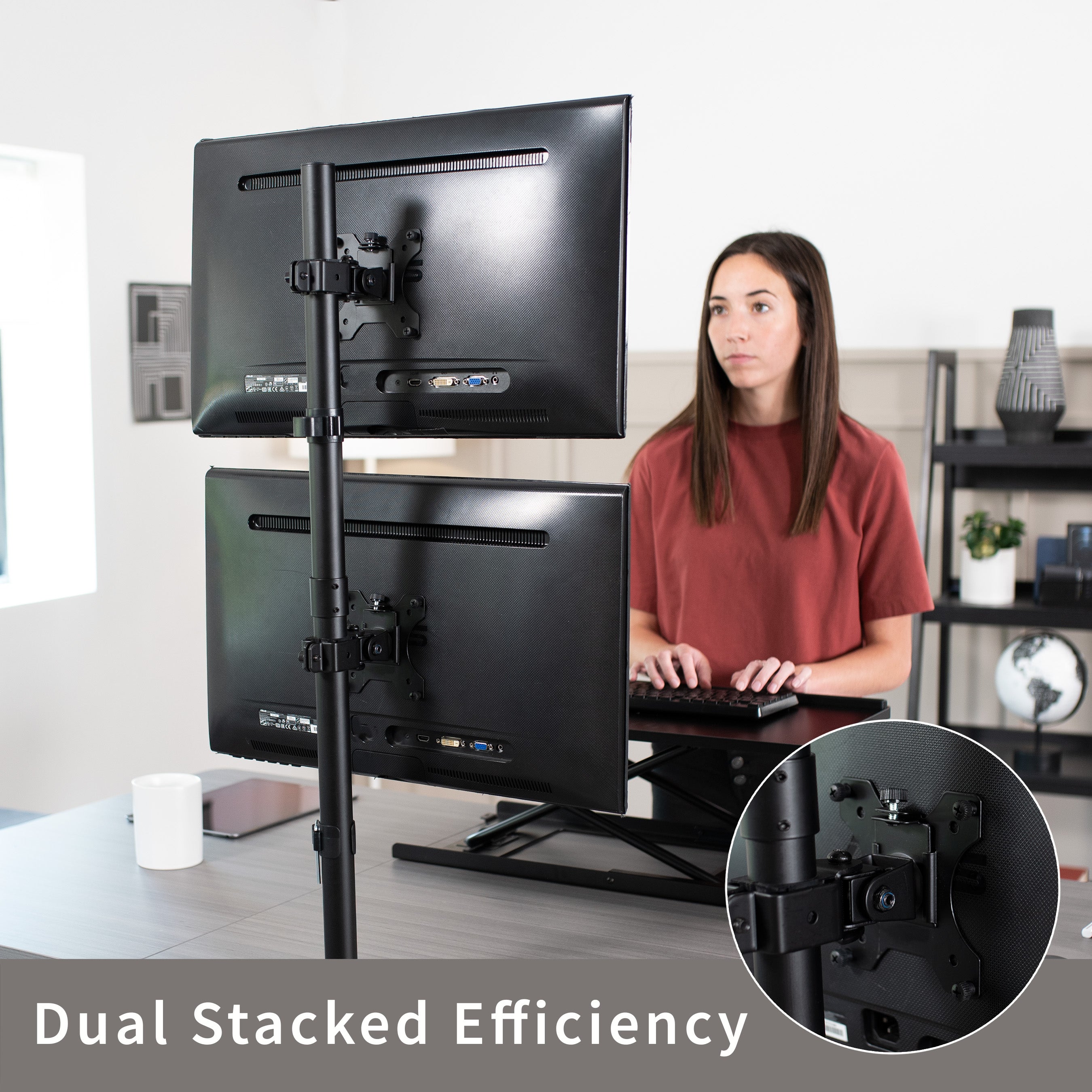 Dual Monitor Desk Mount