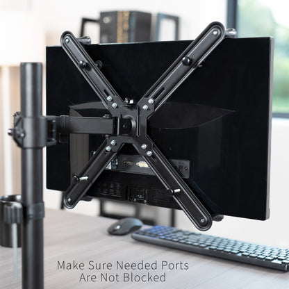 Dual 17" to 32" Monitor Desk Mount with VESA Adapter Bracket