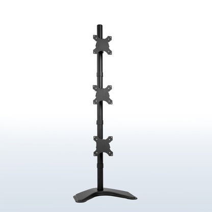 Triple Vertical Monitor Desk Stand