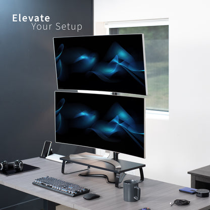 Single Monitor Extra Tall Desk Stand