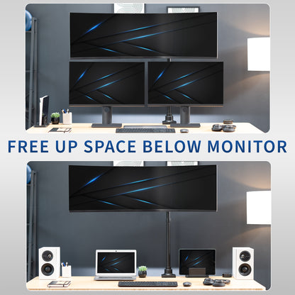 Single Ultrawide Monitor Extra Tall Desk Mount - Up to 49" Screens