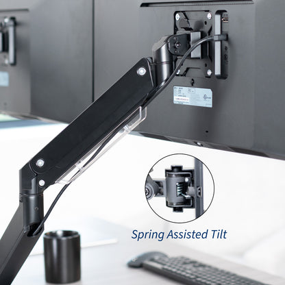 Spring assisted tilt joint