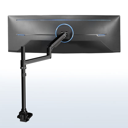 Monitor with a stand on a white background