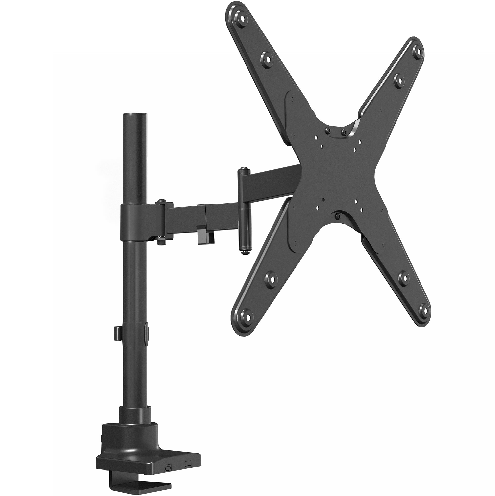 Articulating Arm Single TV Desk Mount