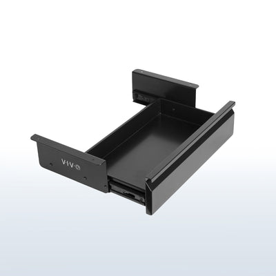 Durable versatile pullout under desk organizer drawer for extra storage with quiet sliding mechanism.