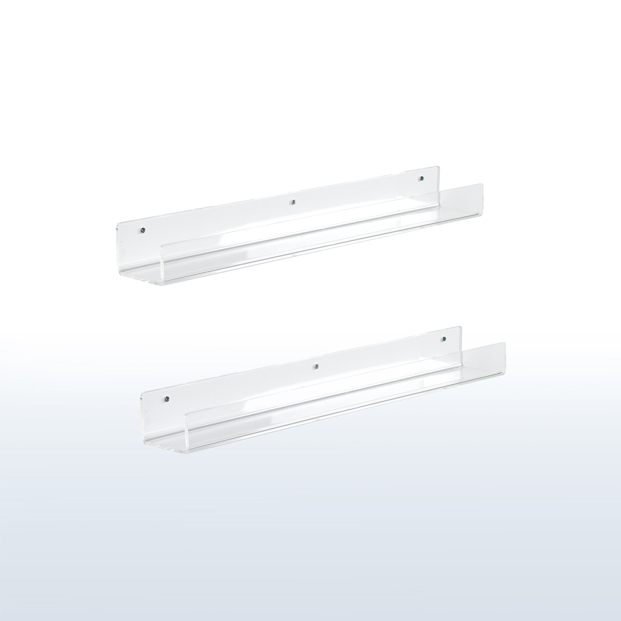 Acrylic 24” Floating Bookshelves