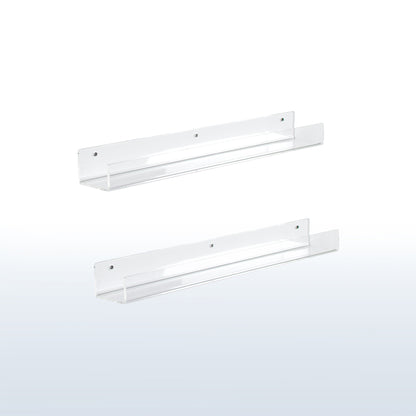 Acrylic 24” Floating Bookshelves