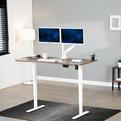 63” x 32” Electric Height Adjustable Stand Up Desk