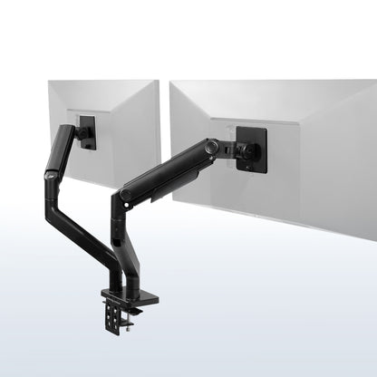 Mechanical Arm Height Adjustable Dual Ultrawide Monitor Desk Mount