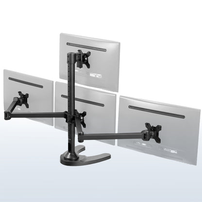Quad Monitor Desk Stand