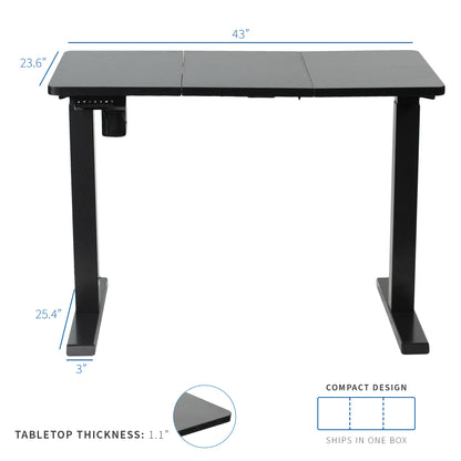 43" x 24" Electric Desk