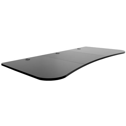 Sturdy three-panel curved table top from VIVO.