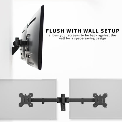 This wall mount runs flush to the wall for a sleek modern look.