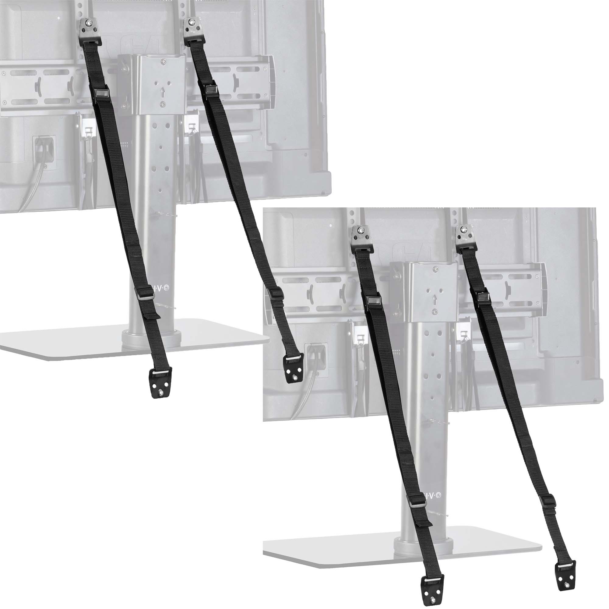 Anti-tip Safety Strap Kit (2-Pack) - Up to 65" TVs