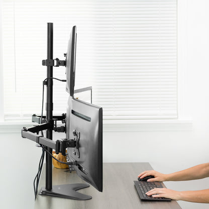 Quad Monitor Desk Mount