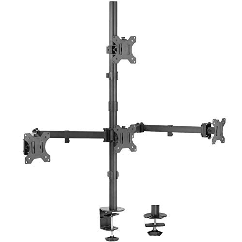 Quad Monitor Desk Mount