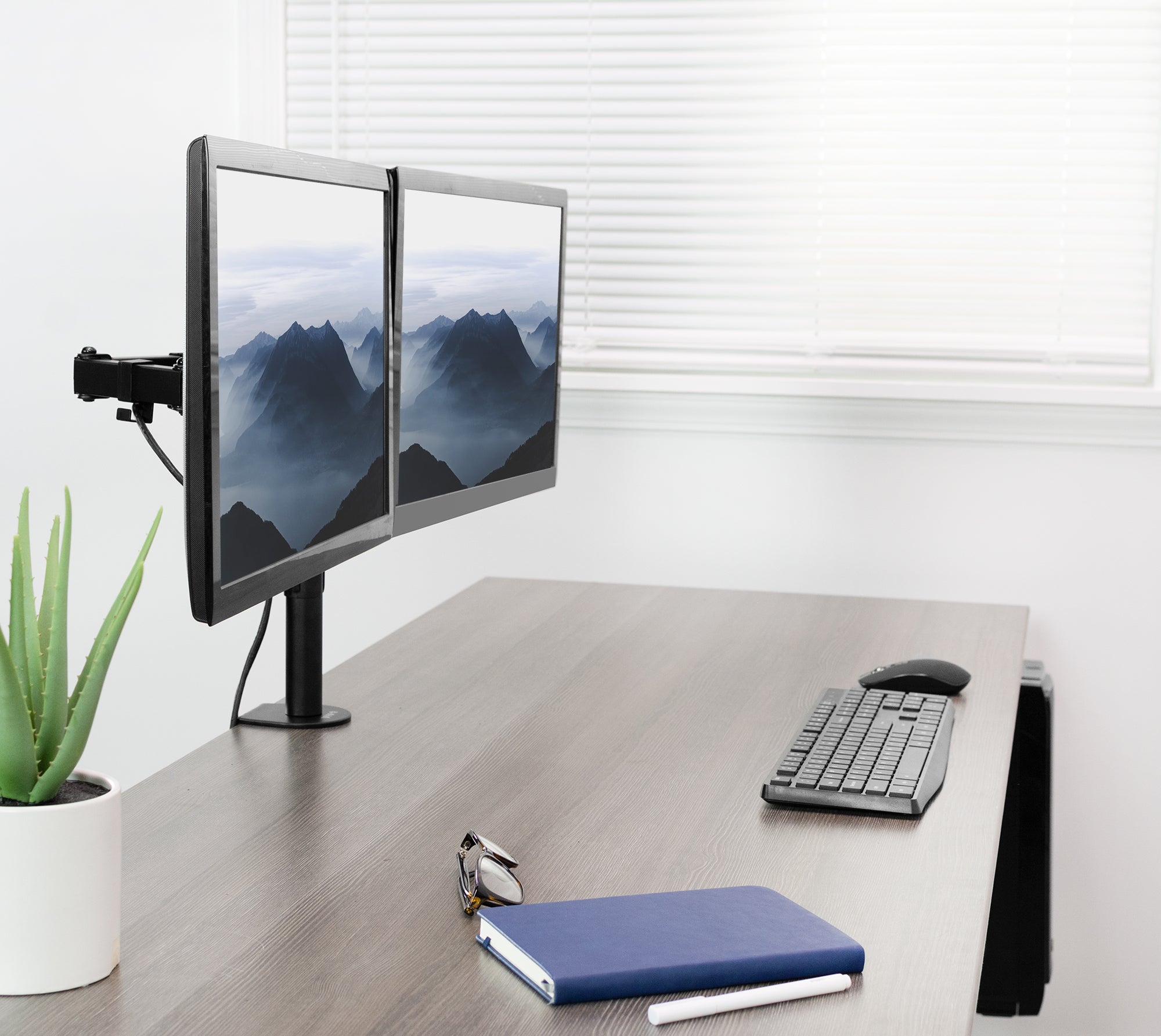 Dual Monitor Desk Mount